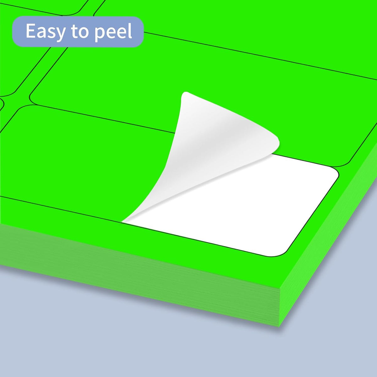 Transparent Stickers Labels - 1" x 2-5/8" Clear Address Labels Mailing Stickers for Laser/Inkjet Printer 8.5"×11"- 20 Sheet/ 600 Label