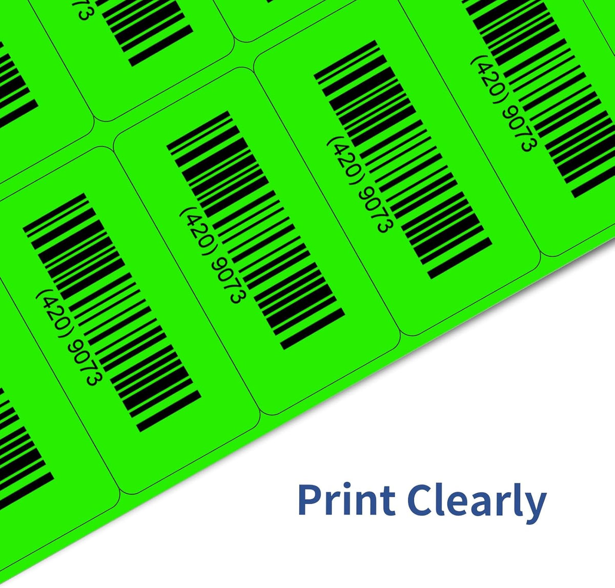 Transparent Stickers Labels - 1" x 2-5/8" Clear Address Labels Mailing Stickers for Laser/Inkjet Printer 8.5"×11"- 20 Sheet/ 600 Label