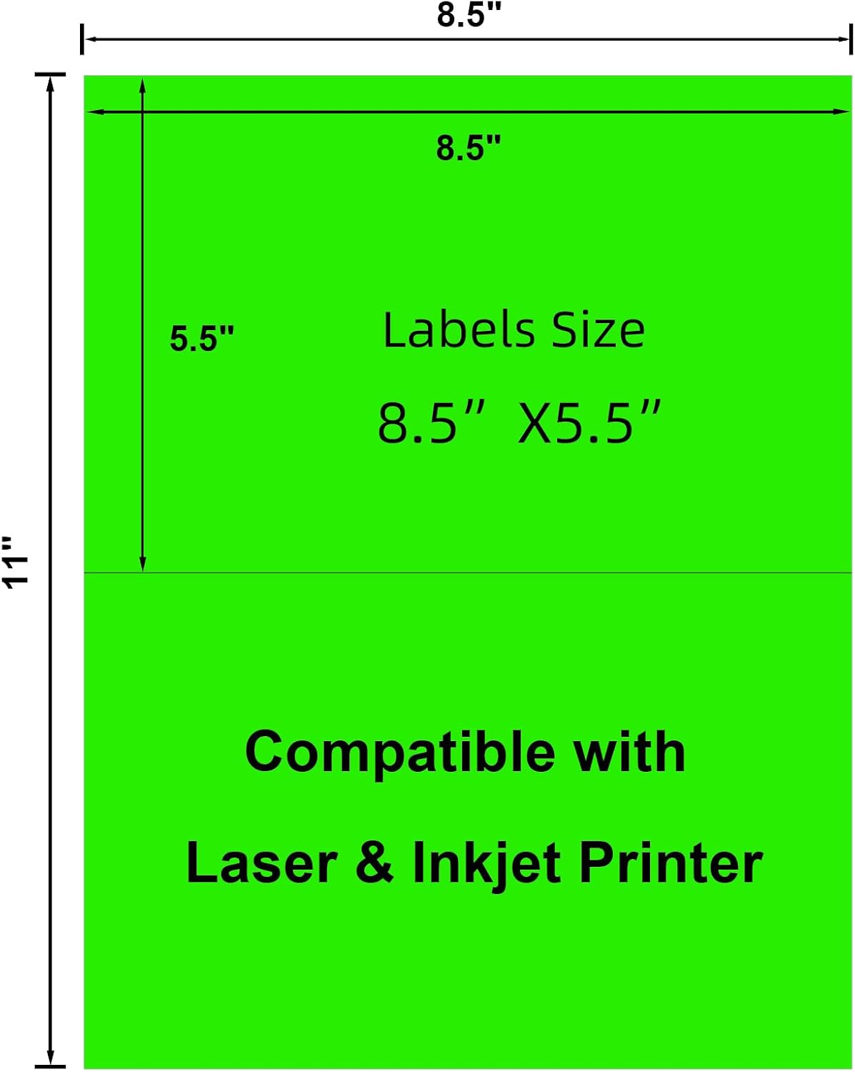 Transparent Stickers Labels - 1" x 2-5/8" Clear Address Labels Mailing Stickers for Laser/Inkjet Printer 8.5"×11"- 20 Sheet/ 600 Label