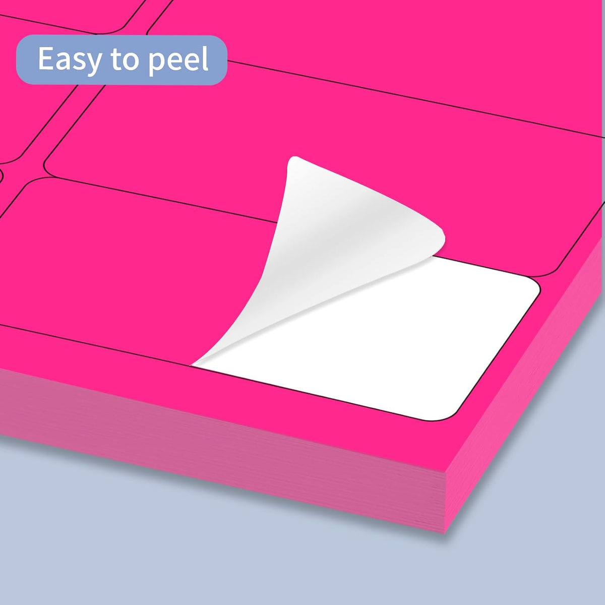 Transparent Stickers Labels - 1" x 2-5/8" Clear Address Labels Mailing Stickers for Laser/Inkjet Printer 8.5"×11"- 20 Sheet/ 600 Label