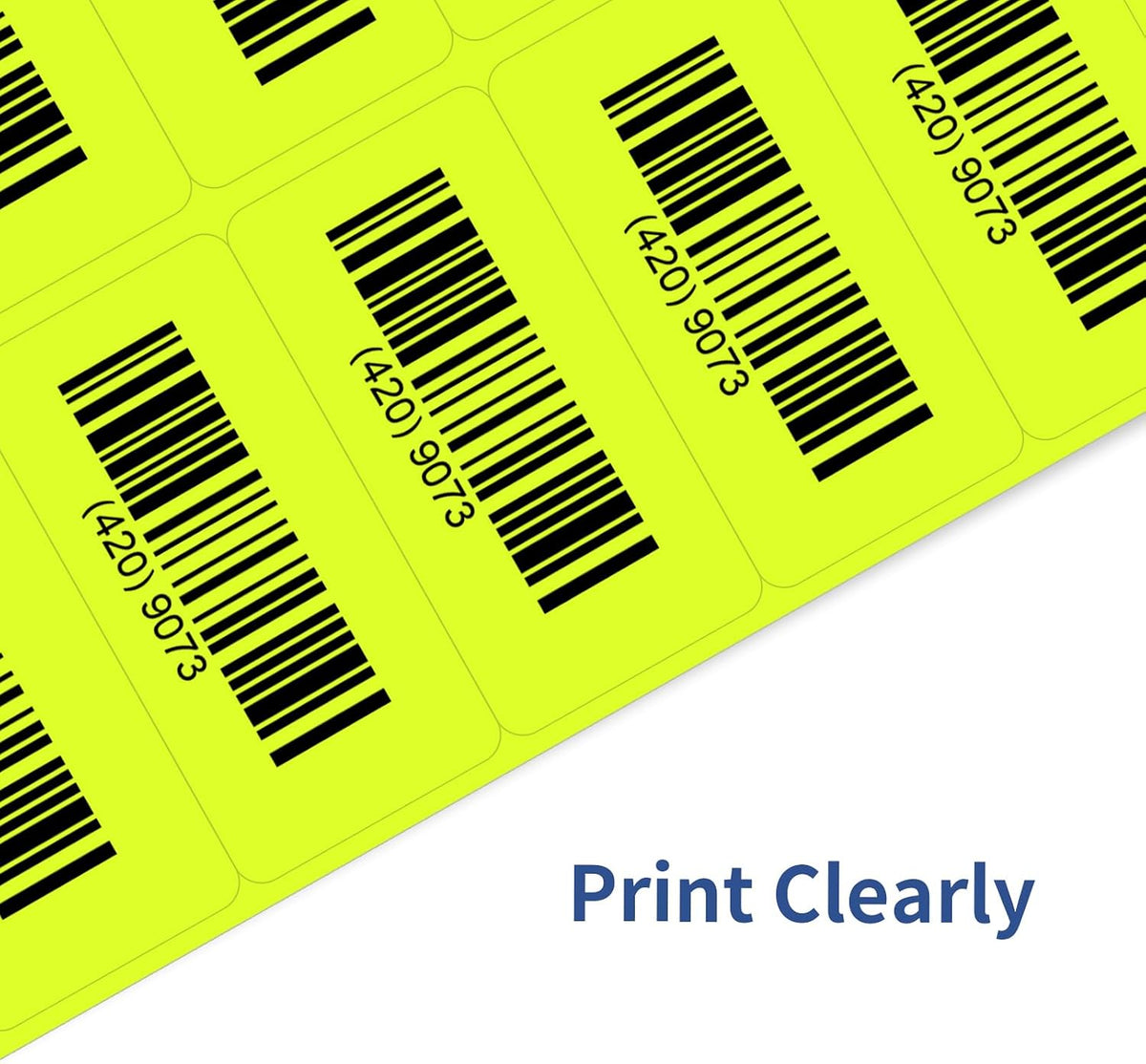 Transparent Stickers Labels - 1" x 2-5/8" Clear Address Labels Mailing Stickers for Laser/Inkjet Printer 8.5"×11"- 20 Sheet/ 600 Label