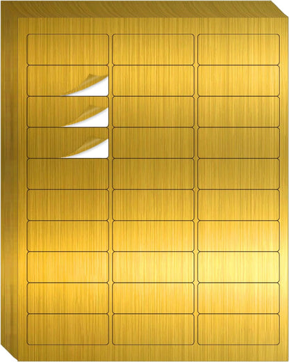 Transparent Stickers Labels - 1" x 2-5/8" Clear Address Labels Mailing Stickers for Laser/Inkjet Printer 8.5"×11"- 20 Sheet/ 600 Label