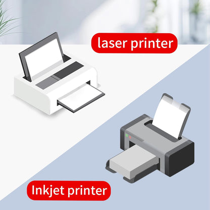 Transparent Stickers Labels - 1" x 2-5/8" Clear Address Labels Mailing Stickers for Laser/Inkjet Printer 8.5"×11"- 20 Sheet/ 600 Label