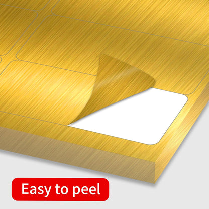 Transparent Stickers Labels - 1" x 2-5/8" Clear Address Labels Mailing Stickers for Laser/Inkjet Printer 8.5"×11"- 20 Sheet/ 600 Label