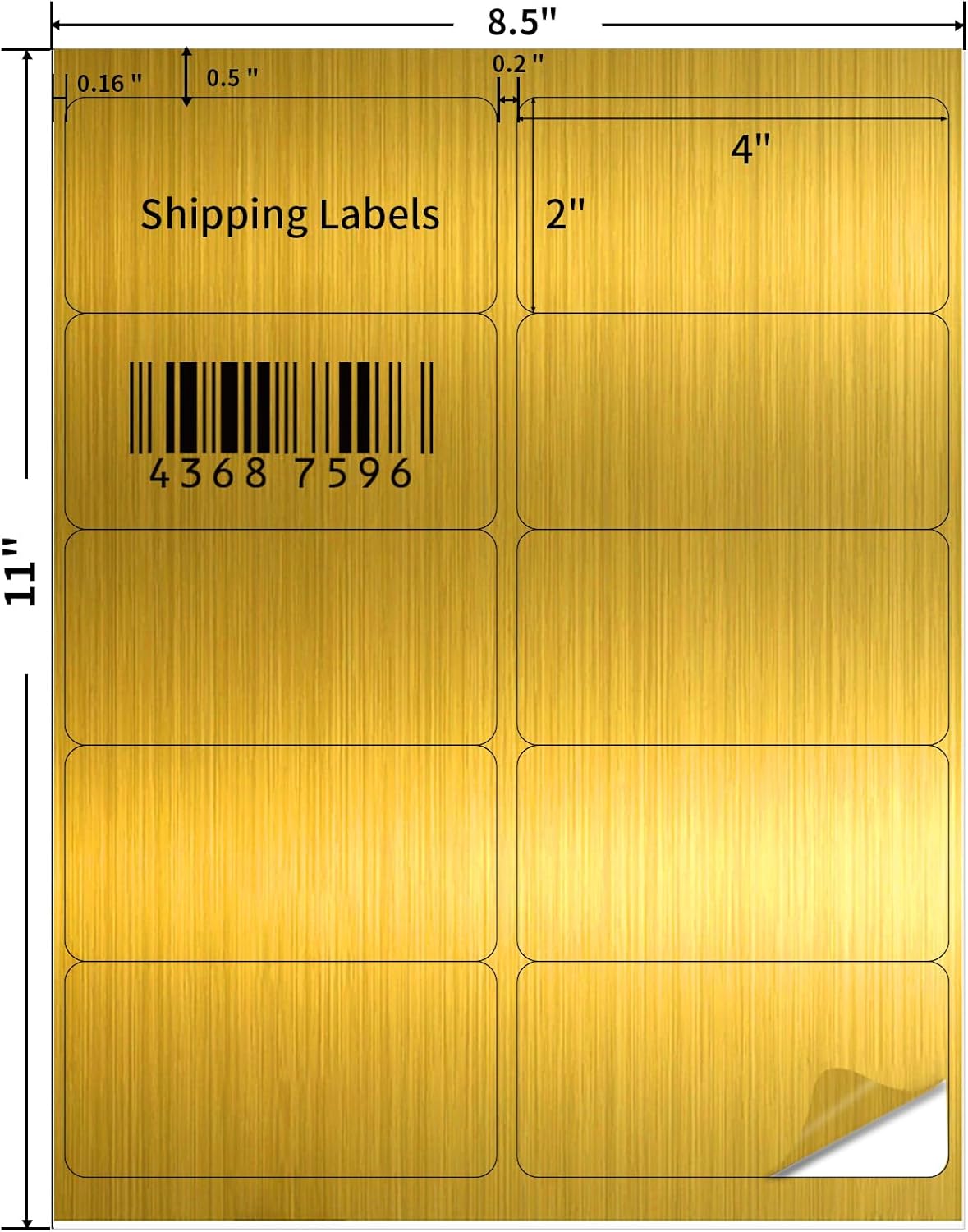 Transparent Stickers Labels - 1" x 2-5/8" Clear Address Labels Mailing Stickers for Laser/Inkjet Printer 8.5"×11"- 20 Sheet/ 600 Label