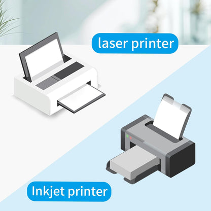 Transparent Stickers Labels - 1" x 2-5/8" Clear Address Labels Mailing Stickers for Laser/Inkjet Printer 8.5"×11"- 20 Sheet/ 600 Label