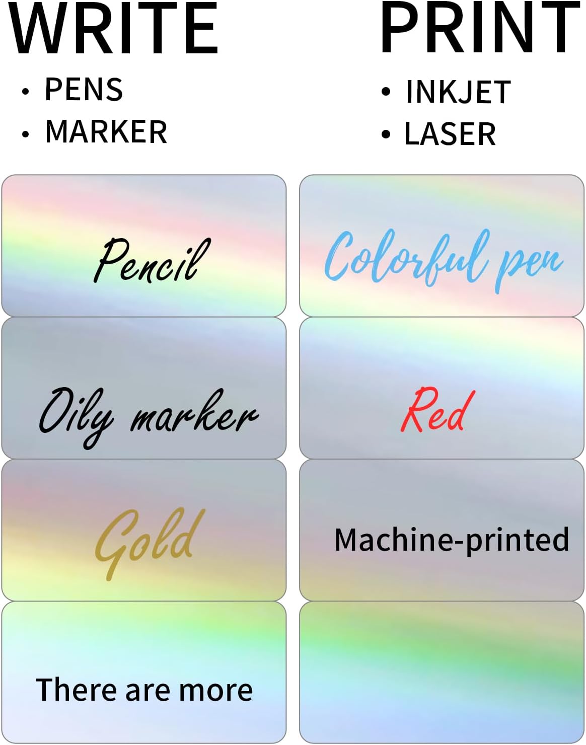 Transparent Stickers Labels - 1" x 2-5/8" Clear Address Labels Mailing Stickers for Laser/Inkjet Printer 8.5"×11"- 20 Sheet/ 600 Label