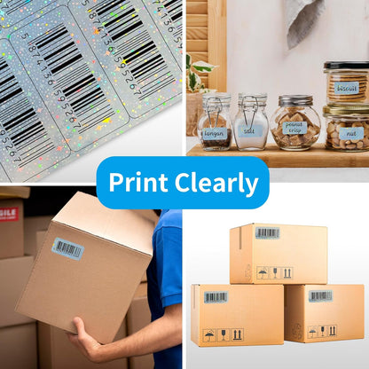 Transparent Stickers Labels - 1" x 2-5/8" Clear Address Labels Mailing Stickers for Laser/Inkjet Printer 8.5"×11"- 20 Sheet/ 600 Label