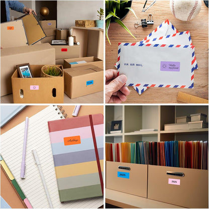 Transparent Stickers Labels - 1" x 2-5/8" Clear Address Labels Mailing Stickers for Laser/Inkjet Printer 8.5"×11"- 20 Sheet/ 600 Label