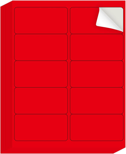 Transparent Stickers Labels - 1" x 2-5/8" Clear Address Labels Mailing Stickers for Laser/Inkjet Printer 8.5"×11"- 20 Sheet/ 600 Label
