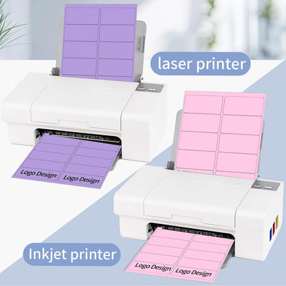 Transparent Stickers Labels - 1" x 2-5/8" Clear Address Labels Mailing Stickers for Laser/Inkjet Printer 8.5"×11"- 20 Sheet/ 600 Label