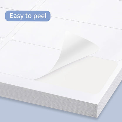 Transparent Stickers Labels - 1" x 2-5/8" Clear Address Labels Mailing Stickers for Laser/Inkjet Printer 8.5"×11"- 20 Sheet/ 600 Label