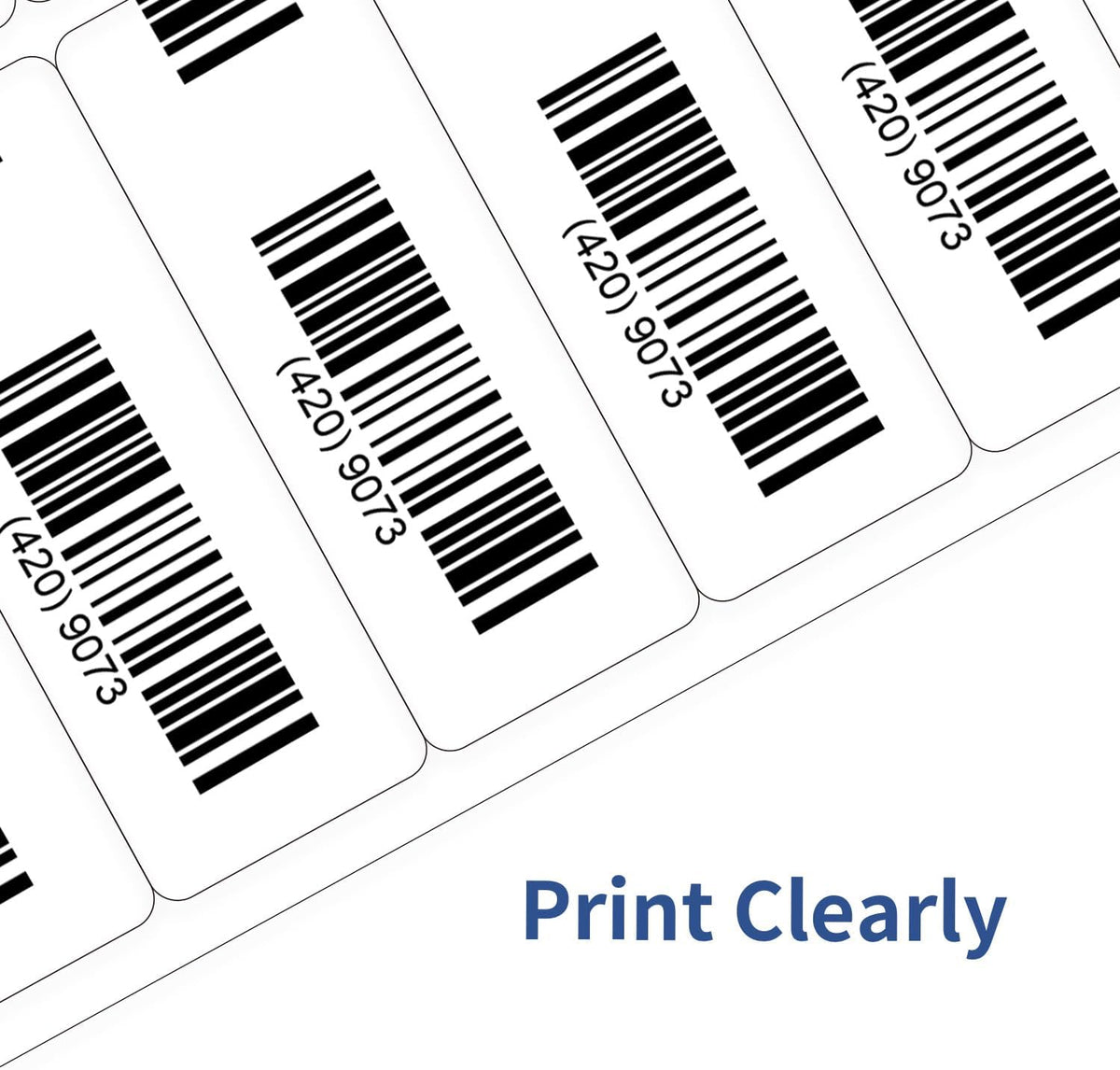 Transparent Stickers Labels - 1" x 2-5/8" Clear Address Labels Mailing Stickers for Laser/Inkjet Printer 8.5"×11"- 20 Sheet/ 600 Label