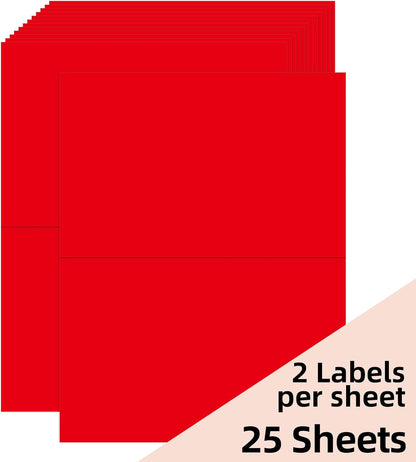 Transparent Stickers Labels - 1" x 2-5/8" Clear Address Labels Mailing Stickers for Laser/Inkjet Printer 8.5"×11"- 20 Sheet/ 600 Label