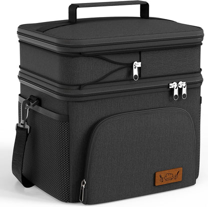 Insulated Lunch Box Men Women Leak-Proof Cooler Lunch Bag 9L