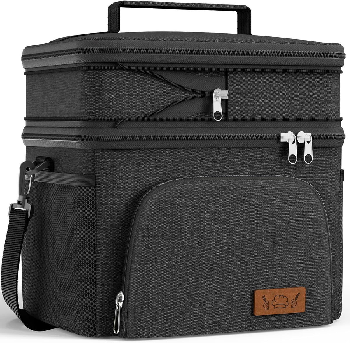 Insulated Lunch Box Men Women Leak-Proof Cooler Lunch Bag 9L