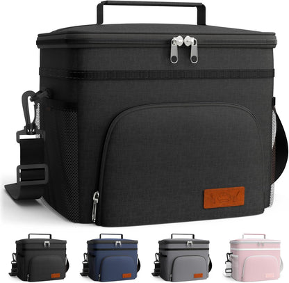 Insulated Lunch Box Men Women Leak-Proof Cooler Lunch Bag 9L