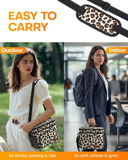 Insulated Lunch Box Men Women Leak-Proof Cooler Lunch Bag 9L