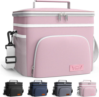 Insulated Lunch Box Men Women Leak-Proof Cooler Lunch Bag 9L