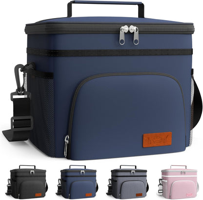 Insulated Lunch Box Men Women Leak-Proof Cooler Lunch Bag 9L
