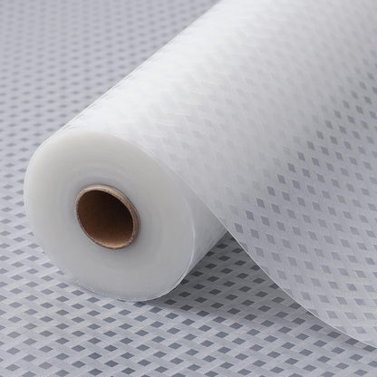 Shelf Liners for Kitchen Cabinets Non Adhensive,Gray 11.8"× 59"