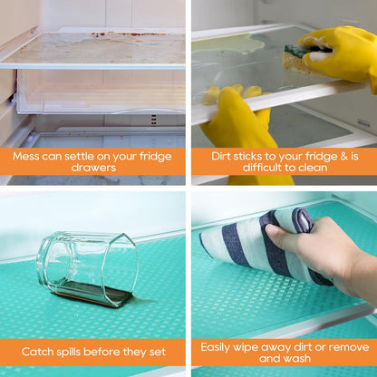Shelf Liners for Kitchen Cabinets Non Adhensive,Gray 11.8"× 59"