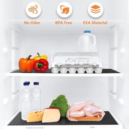 Shelf Liners for Kitchen Cabinets Non Adhensive,Gray 11.8"× 59"