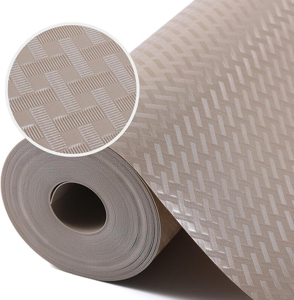 Shelf Liners for Kitchen Cabinets Non Adhensive,Gray 11.8"× 59"
