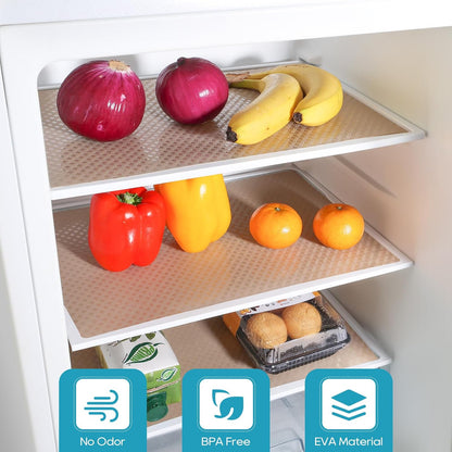 Shelf Liners for Kitchen Cabinets Non Adhensive,Gray 11.8"× 59"