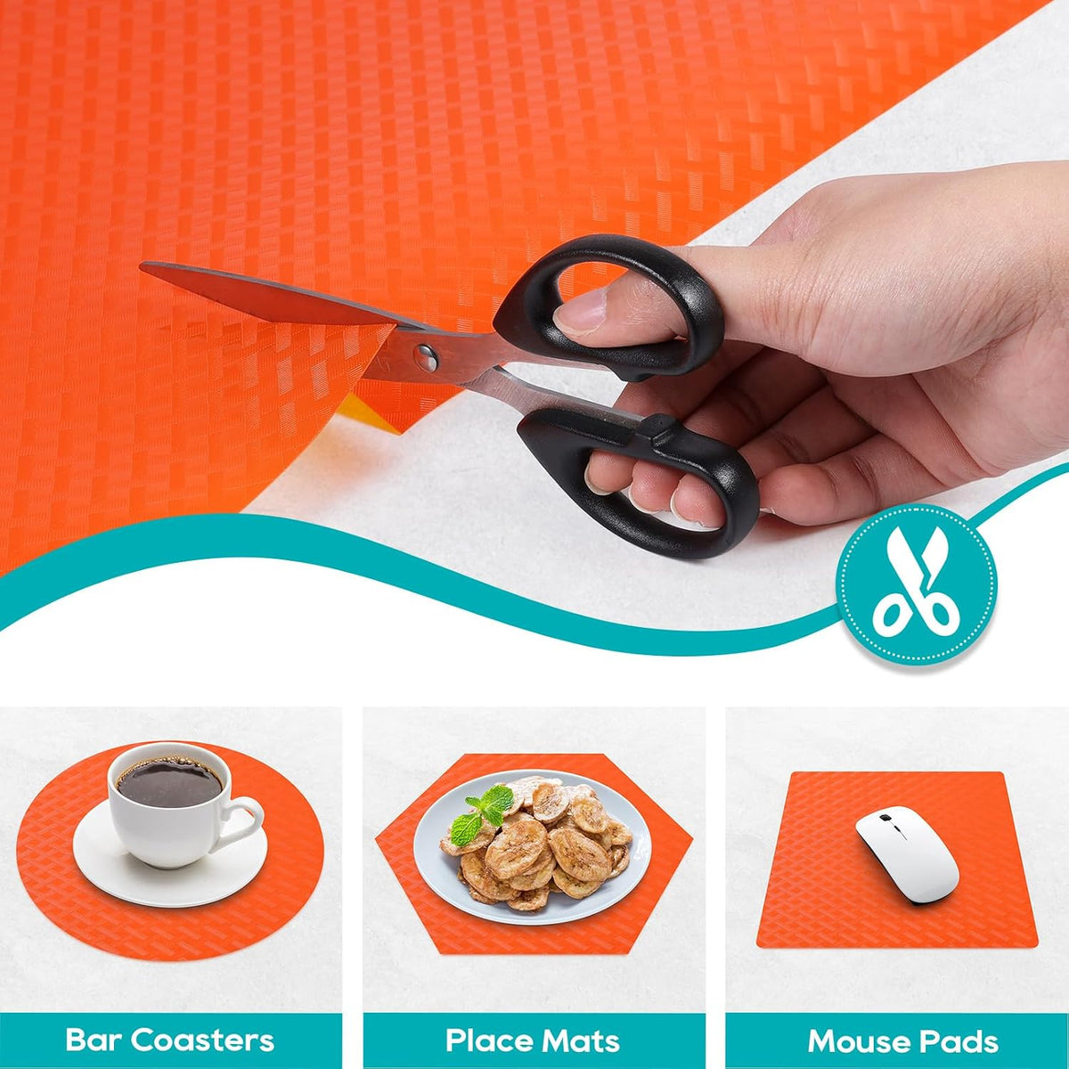 Shelf Liners for Kitchen Cabinets Non Adhensive,Gray 11.8"× 59"