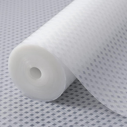Shelf Liners for Kitchen Cabinets Non Adhensive,Gray 11.8"× 59"
