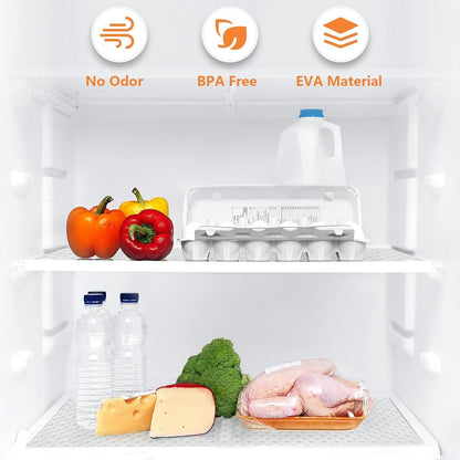 Shelf Liners for Kitchen Cabinets Non Adhensive,Gray 11.8"× 59"