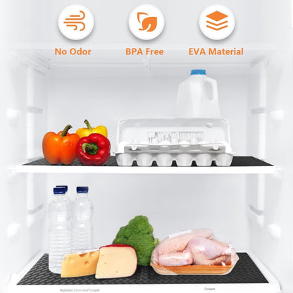 Shelf Liners for Kitchen Cabinets Non Adhensive,Gray 11.8"× 59"
