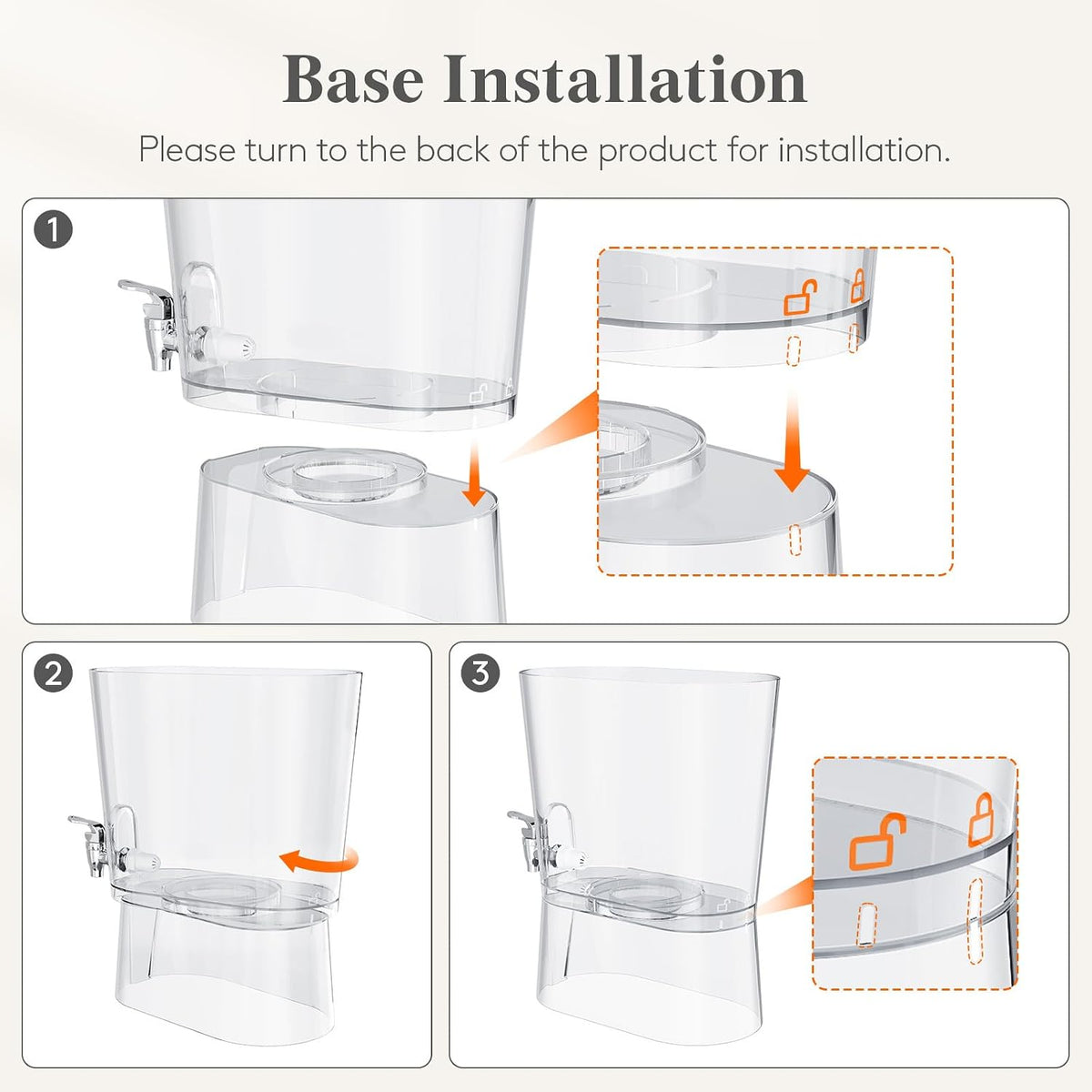 3 Gal Drink Dispenser with Fruit Infuser & Leak-Proof Spigot, 1 Pc