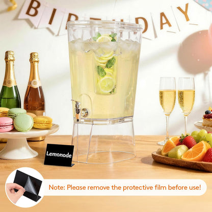 3 Gal Drink Dispenser with Fruit Infuser & Leak-Proof Spigot, 1 Pc