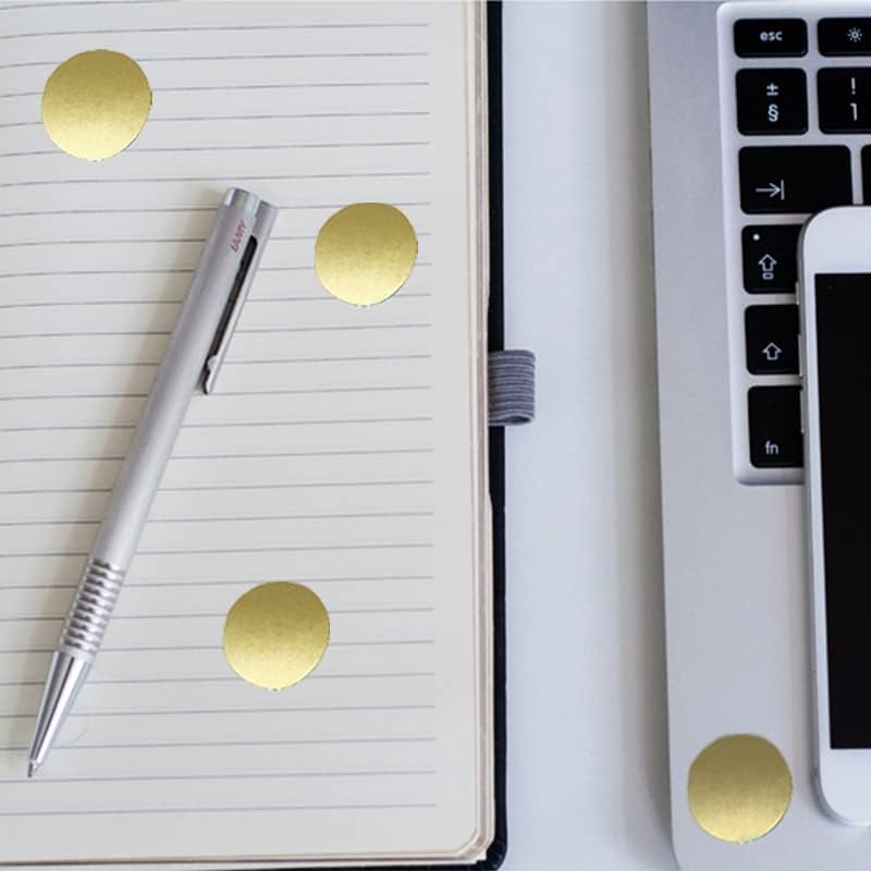 1200 Pieces 0.75 Inch Clear Transparent Round Waterproof Sticker,Envelope Tab Sealer and Retail Package Round Clear Seal Labels Self Adhesive Stickers