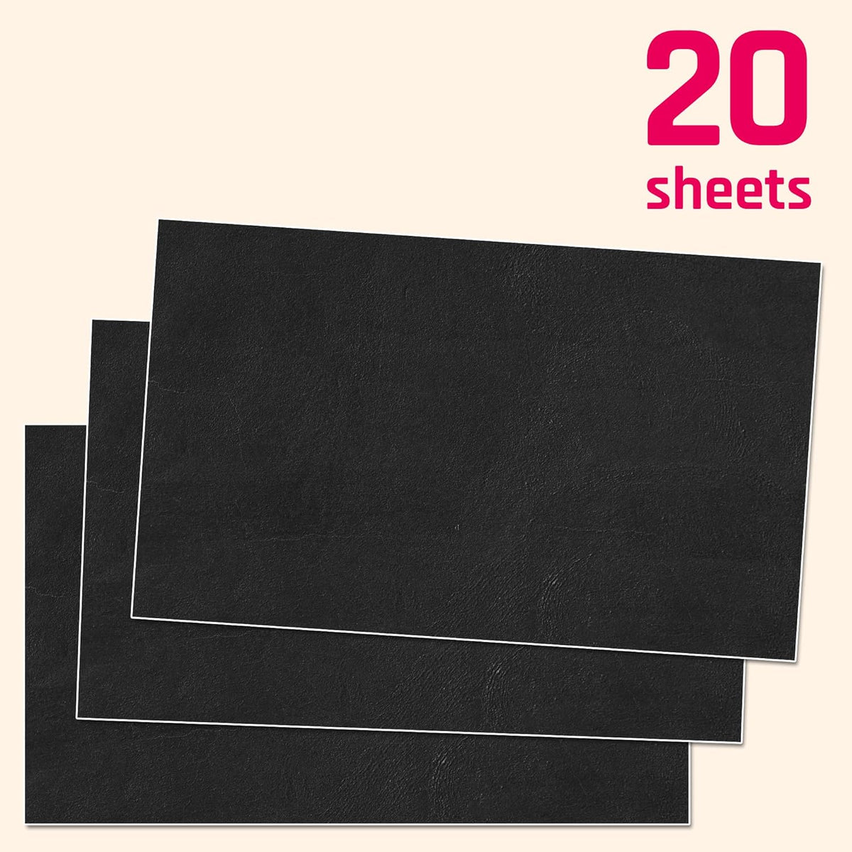 20 Sheets, 10" x 6" - Large Chalkboard Labels Stickers Paper Sheets | Erasable and Reusable