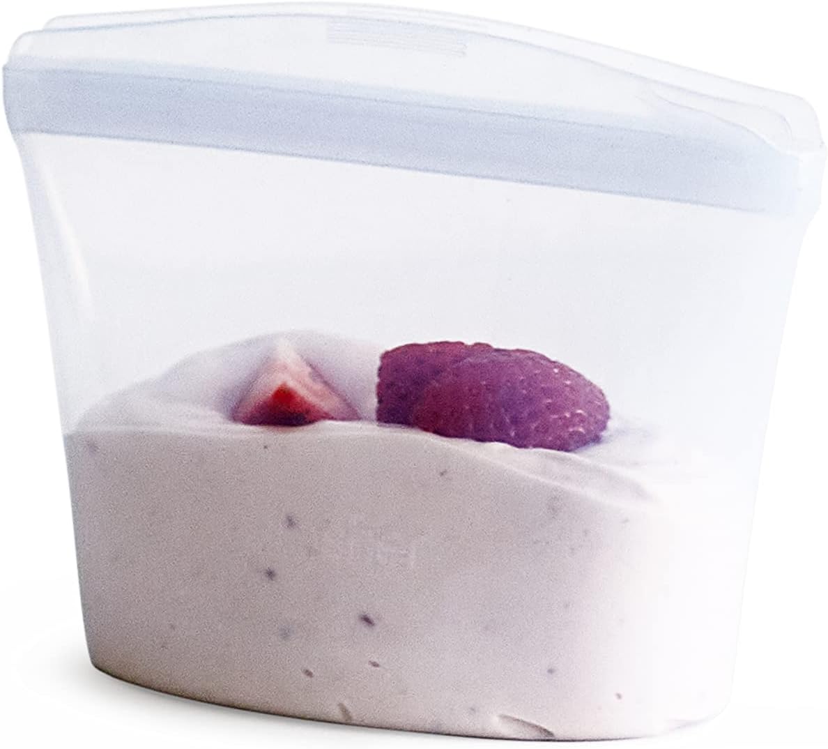 Premium Reusable Silicone Food Storage Bags, Clear