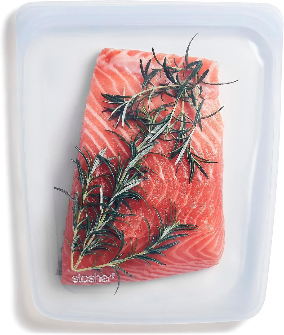 Premium Reusable Silicone Food Storage Bags, Clear
