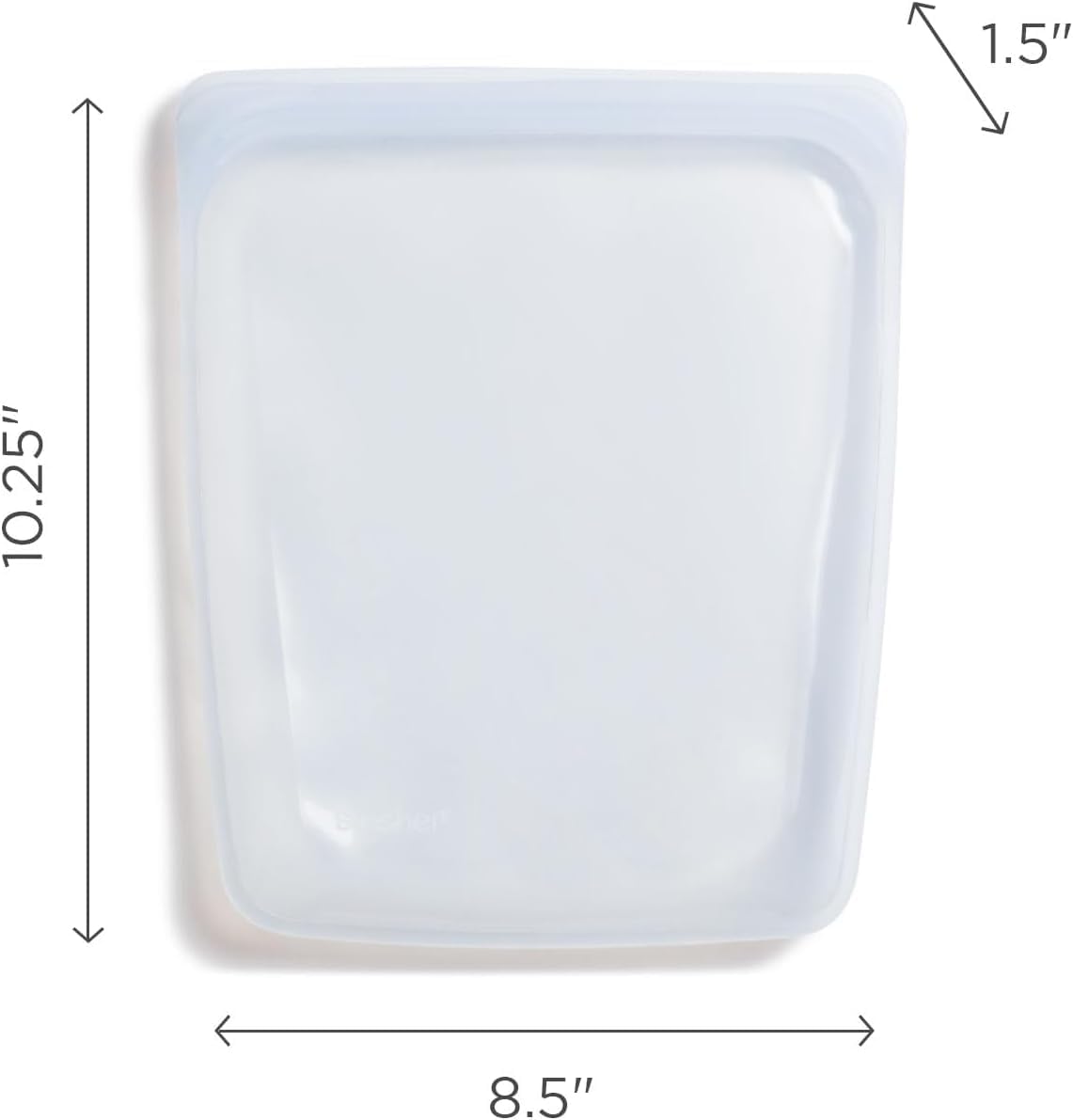 Premium Reusable Silicone Food Storage Bags, Clear