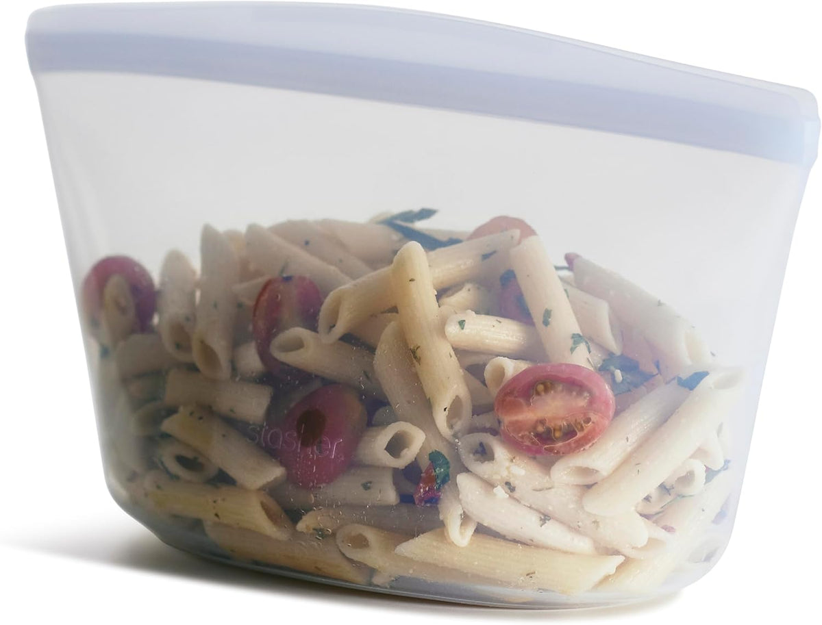 Premium Reusable Silicone Food Storage Bags, Clear