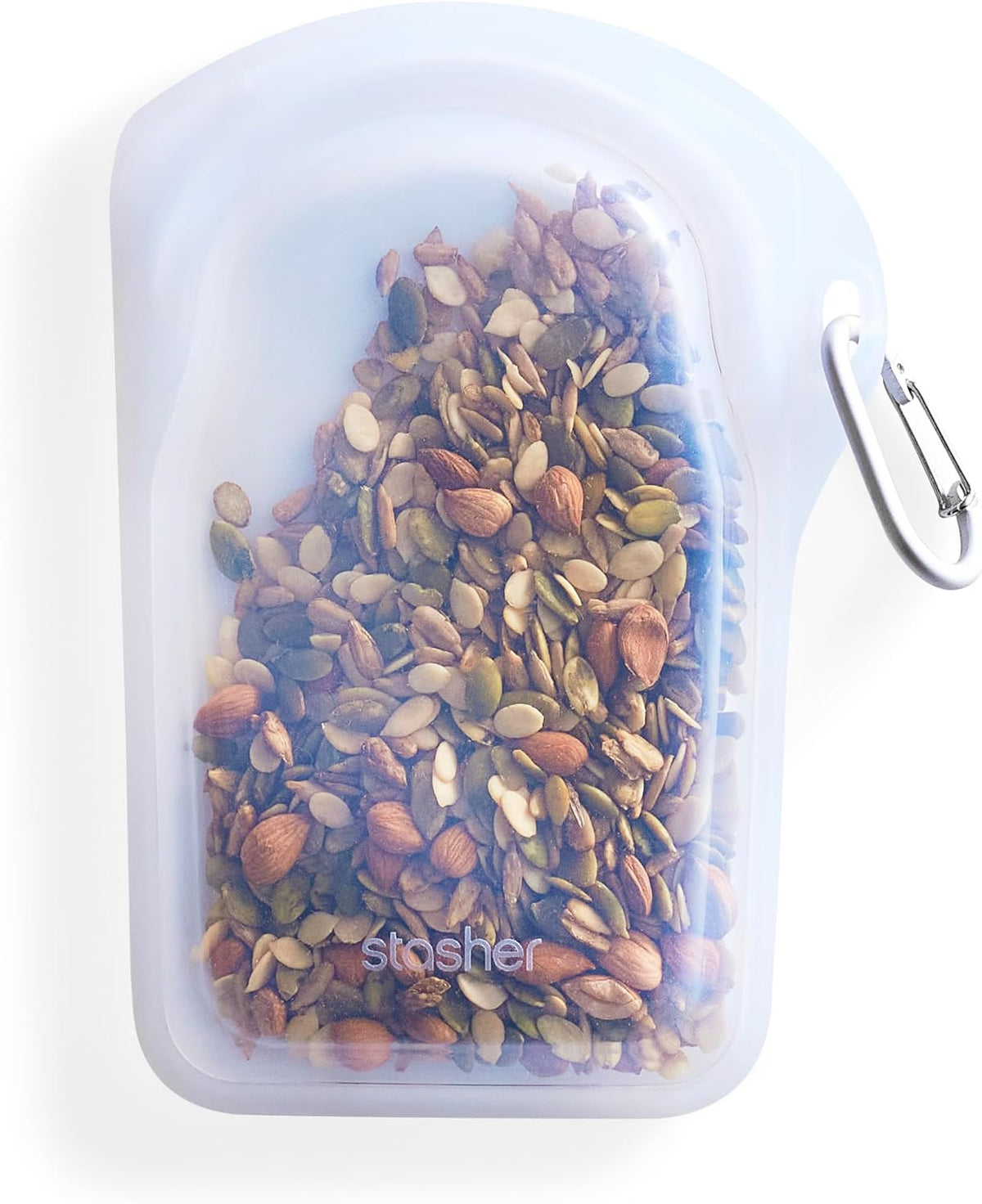 Premium Reusable Silicone Food Storage Bags, Clear