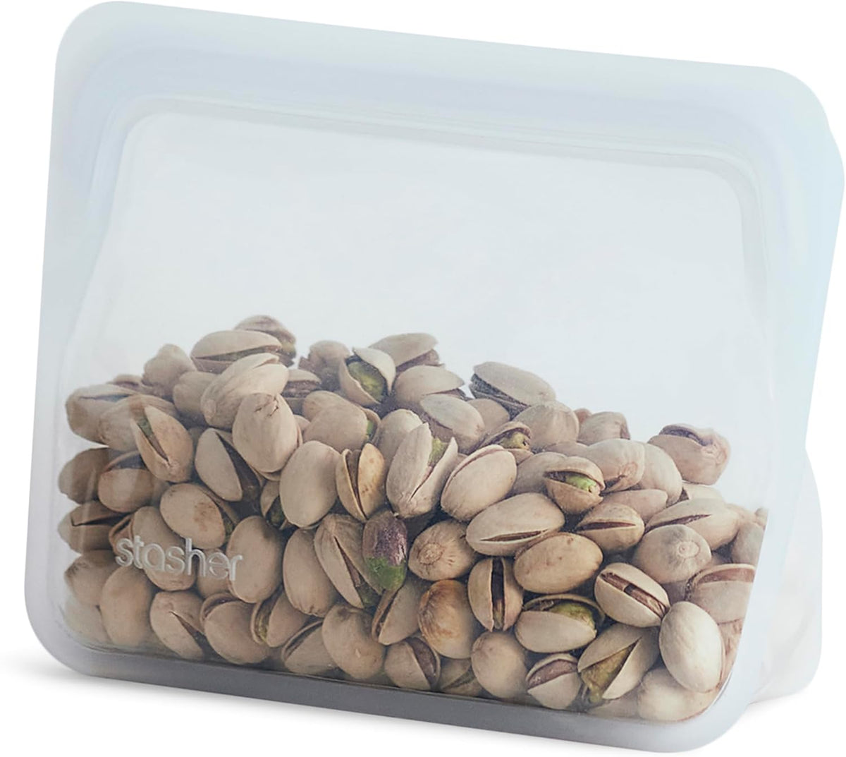 Premium Reusable Silicone Food Storage Bags, Clear
