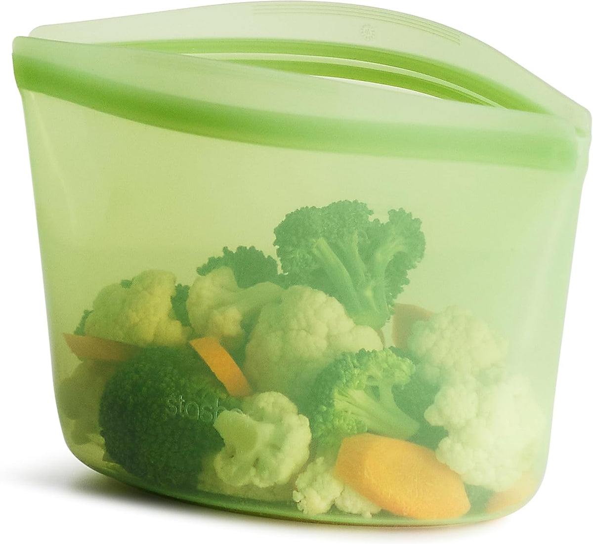 Premium Reusable Silicone Food Storage Bags, Clear