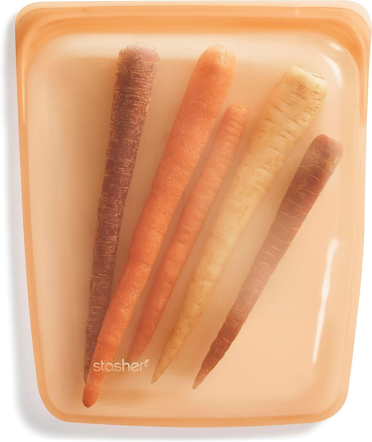 Premium Reusable Silicone Food Storage Bags, Clear