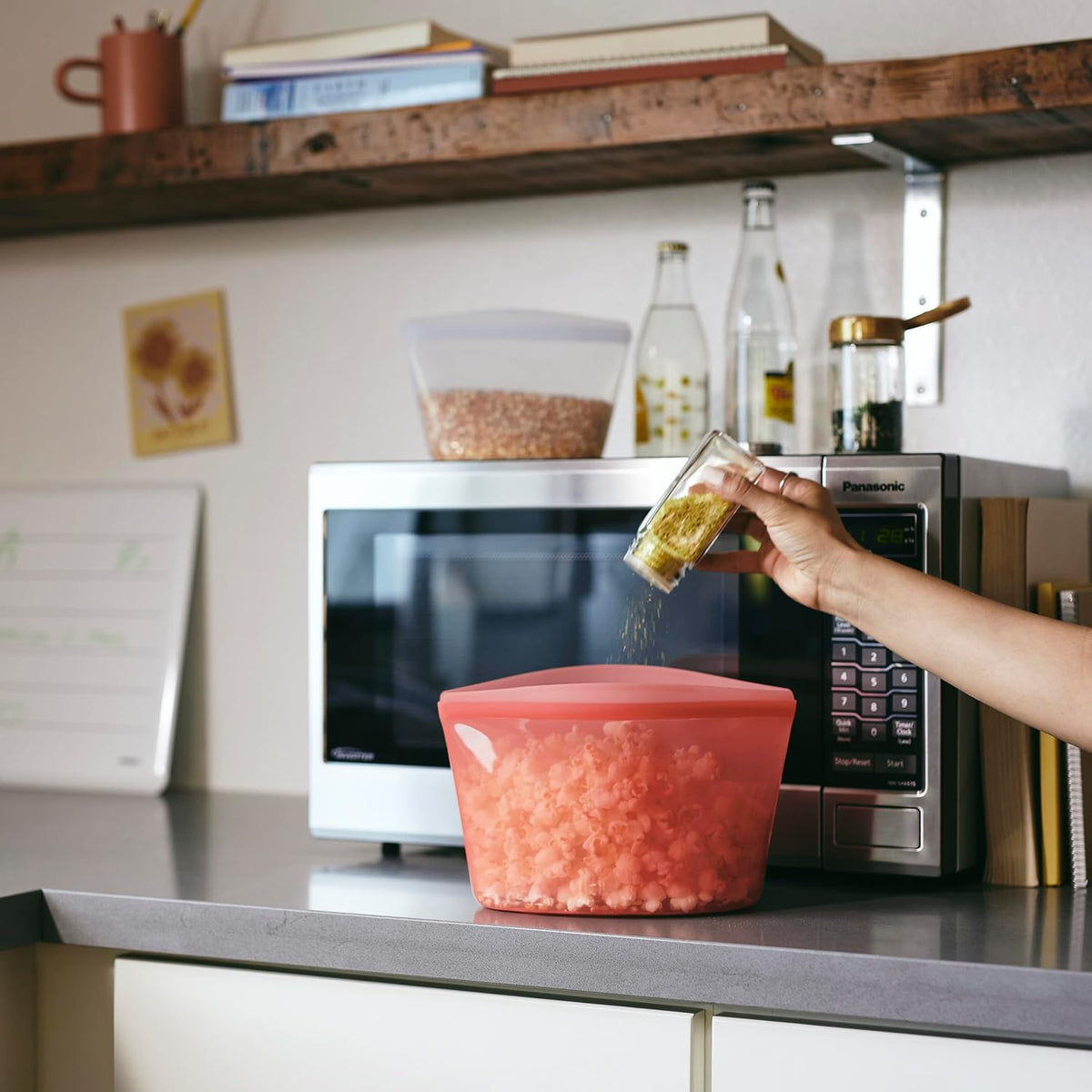 Premium Reusable Silicone Food Storage Bags, Clear