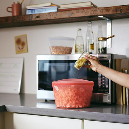 Premium Reusable Silicone Food Storage Bags, Clear