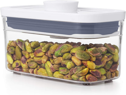 Good Grips POP Container, Airtight Food Storage for Pantry, 1.7 Qt | Airtight Container for Coffee Beans, Sugar, Rice, One-Push Lid, Stackable, Dishwasher Safe, Rectangle Shape