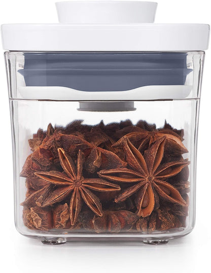 Good Grips POP Container, Airtight Food Storage for Pantry, 1.7 Qt | Airtight Container for Coffee Beans, Sugar, Rice, One-Push Lid, Stackable, Dishwasher Safe, Rectangle Shape