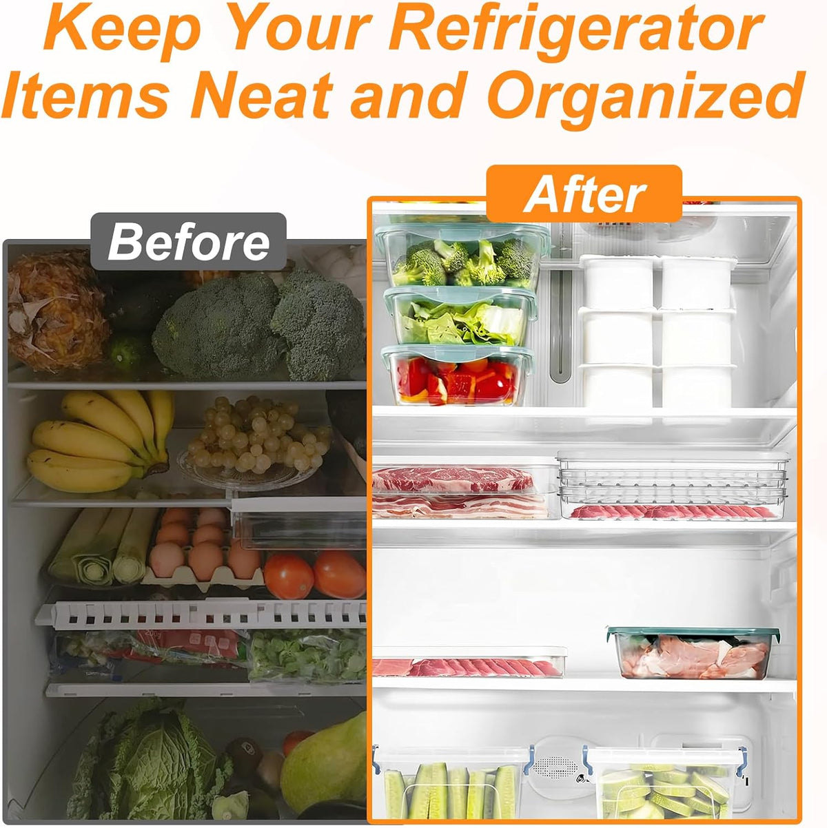 6 Pcs Bacon Keeper Deli Containers with Lids Airtight 9.84x7.2x1.38 Inches | Transparent View, Airtight Seal, Premium Material, Lunch Meat Container, Cold Cuts Cheese Storage Box, Versatile Use